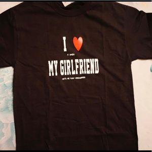 Custom I love my girlfriend shirt